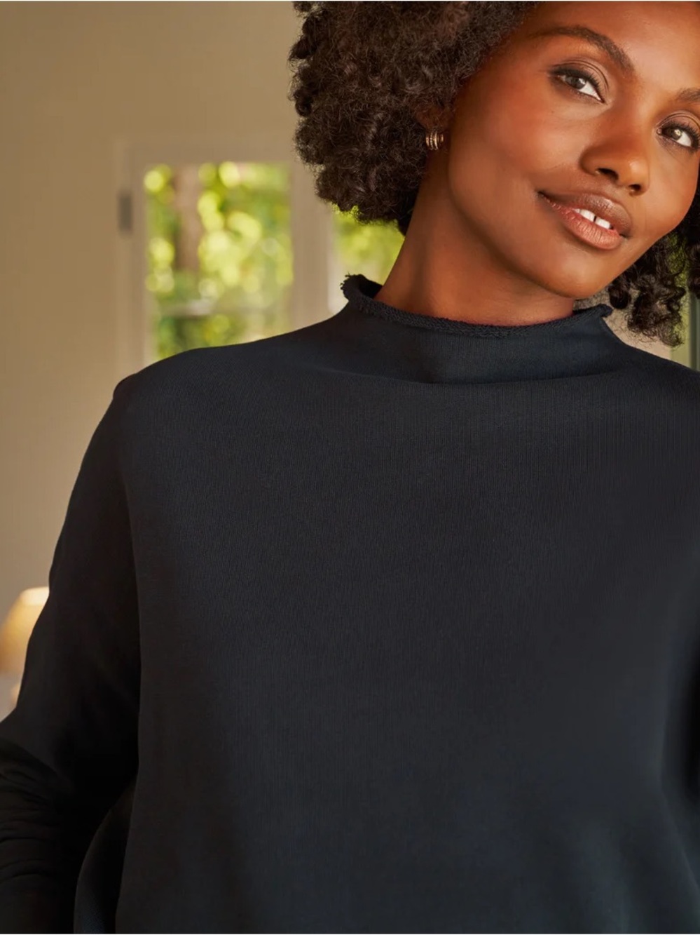 Frank & Eileen EFFIE Funnel Neck Cape Pullover Cozy Luxe Women Size XL